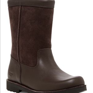 COPY - UGG kid unisex riverton leather winter warm boots